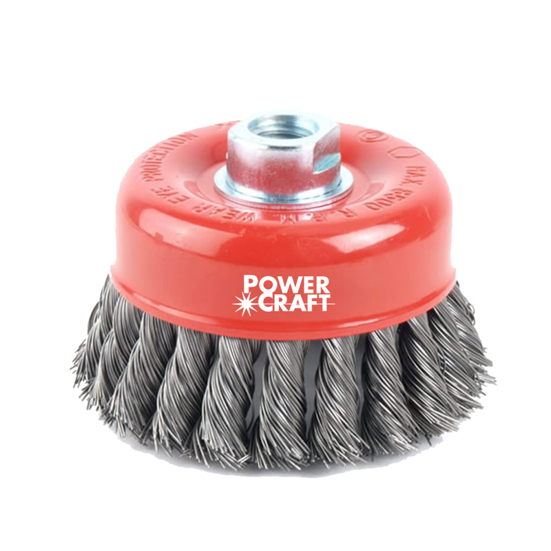 POWERCRAFT CUP BRUSH TWIST KNOT PTCB75-10150