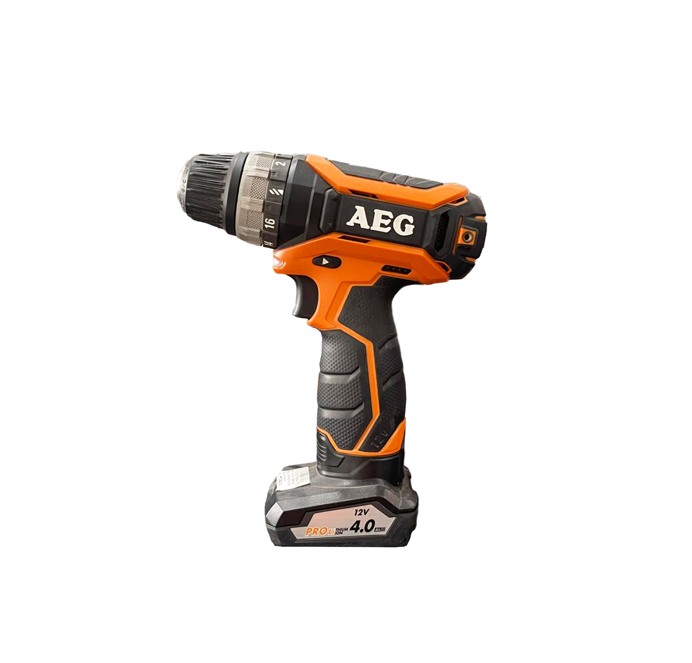 AEG ULTRA COMPACT DRILL/DRIVER FPO BS 12C2-KIT401B 12V 4.0AH